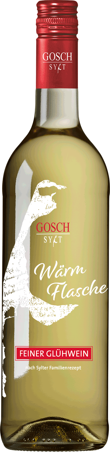 Gosch Wärmflasche Glühwein Weiß