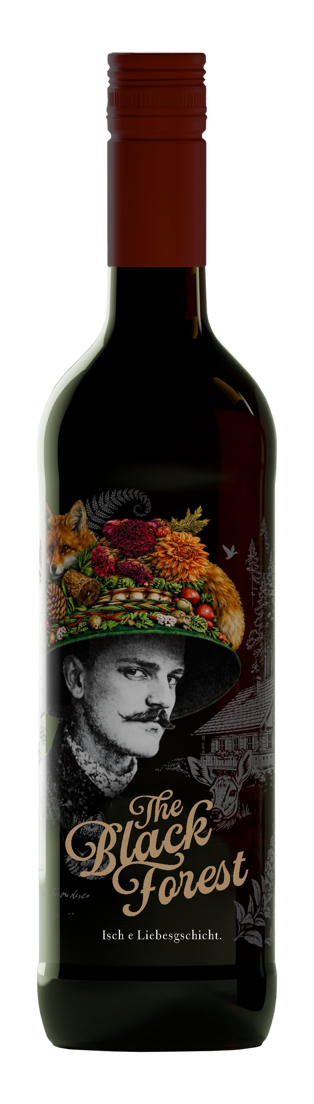 "Black Forest" Baden Rotwein Johann Qualitätswein 0,75l