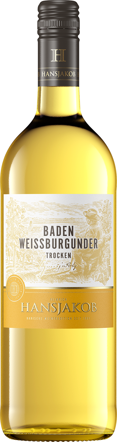 Heinrich Hansjakob Baden Weißburgunder Qualitätswein trocken 1l