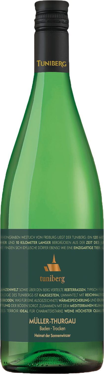 Tuniberg Müller-Thurgau Qualitätswein trocken 1,0 Ortswein Sonnengewächs