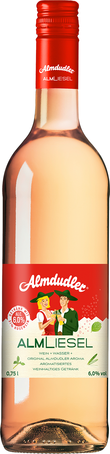 Almdudler "Almliesel" aromatisiertes weinhaltiges Getränk aus Rosé