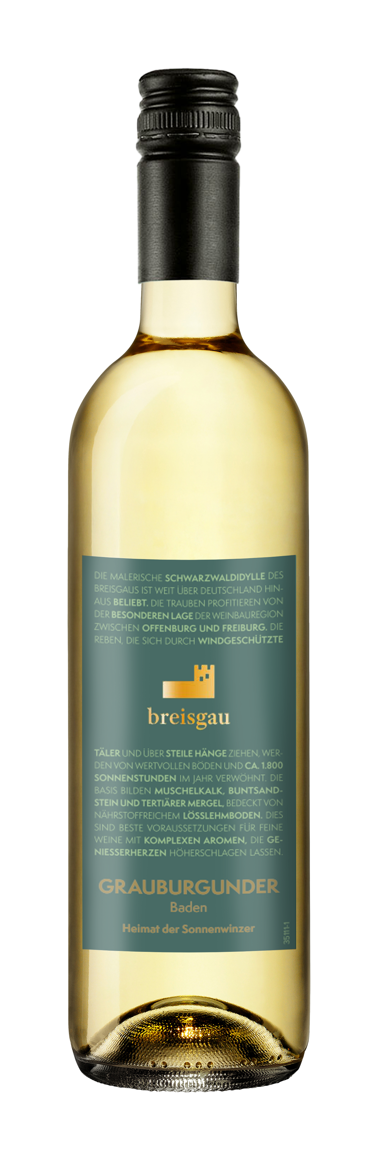 Breisgauer Grauer Burgunder Qualitätswein trocken 0,75 Sonnengewächs