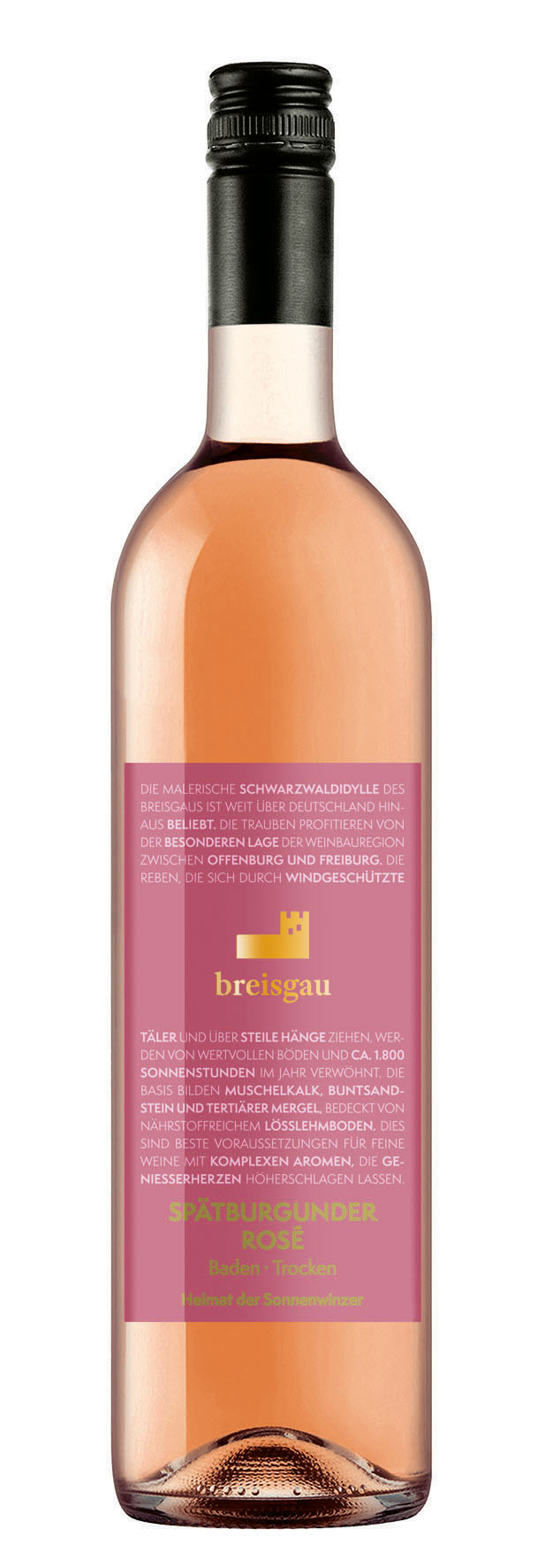 Breisgauer Spätb. Rosé QbA trocken 0,75 Sonnengewächs