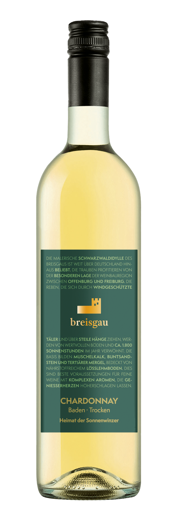 Breisgauer Chardonnay Qualitätswein trocken 0,75 Sonnengewächs Breisgauer Chardonnay Qualitätswein trocken 0,75 Sonnengewächs