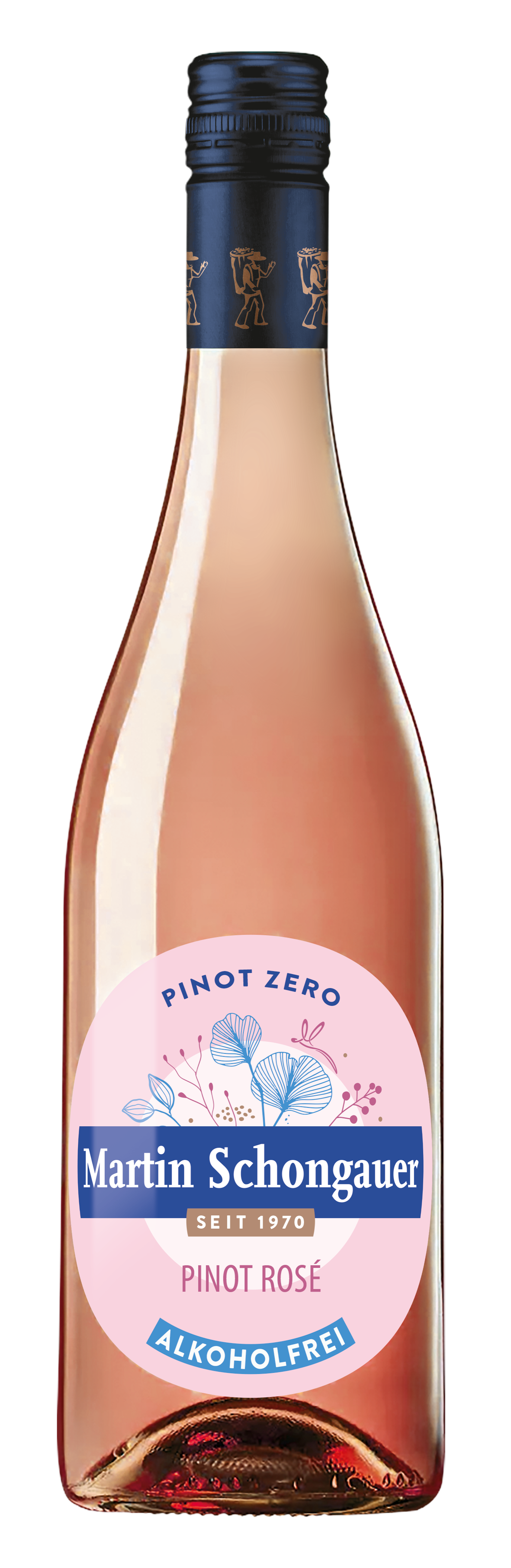 Martin Schongauer Pinot Zero Rosé alkoholfrei entalkoholisierter Wein 0,75l