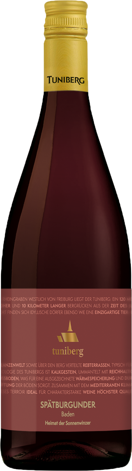 Tuniberg Spätb. Rotwein Qualitätswein 1,0 Ortswein Sonnengewächs