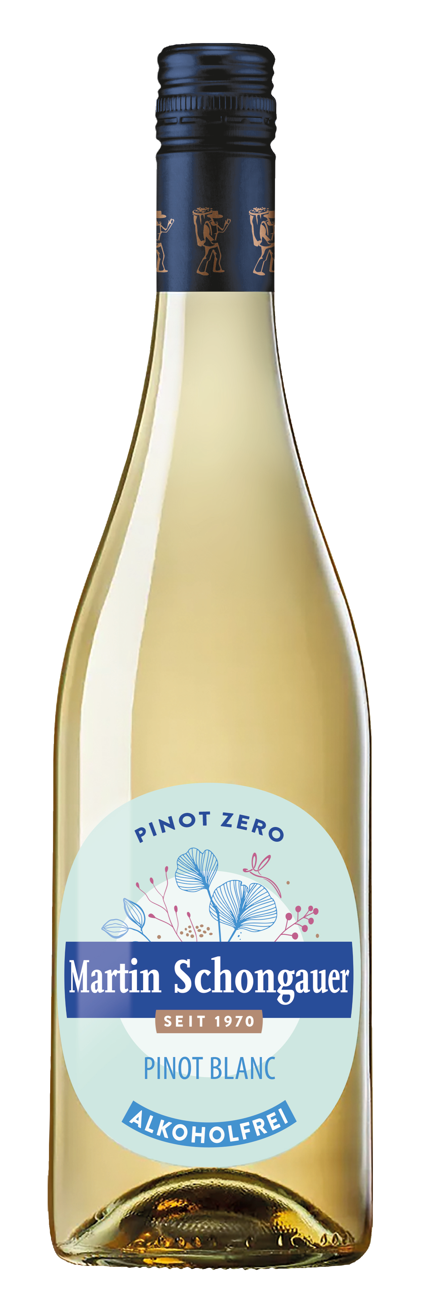 Martin Schongauer Pinot Zero Pinot Blanc alkoholfrei entalkoholisierter Wein 0,75l
