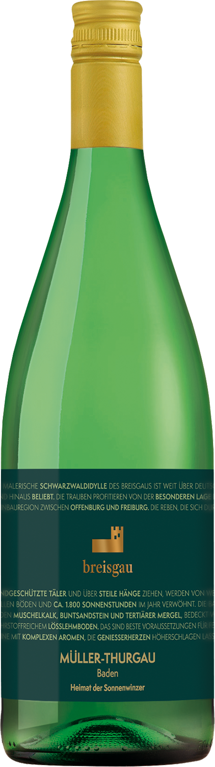 Breisgau Müller-Thurgau Qualitätswein 1,0 Ortswein Sonnengewächs