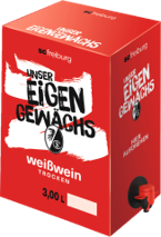 SC Freiburg Unser Eigengewächs Weißwein Cuvée Qualitätswein trocken 3l