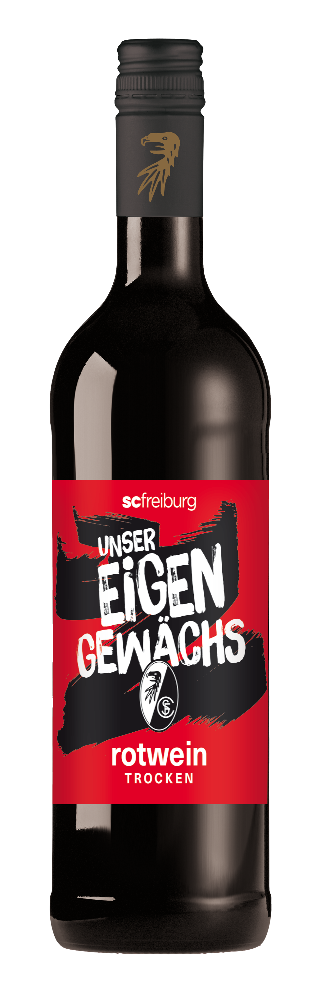 SC Freiburg Unser Eigengewächs Rotwein Cuvée Qualitätswein trocken 0,75l