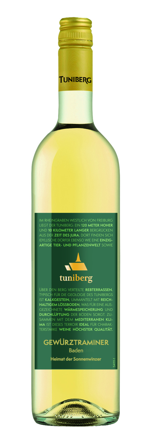 Tuniberger Gewürztraminer Qualitätswein  0,75