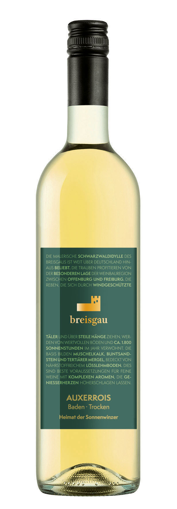 Breisgauer Auxerrois Qualitätswein trocken 0,75 Sonnengewächs