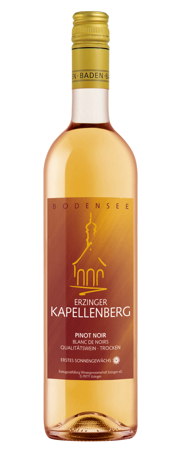 Bodensee Erzinger Kapellenberg Pinot Noir, Blanc De Noir QBA Trocken
