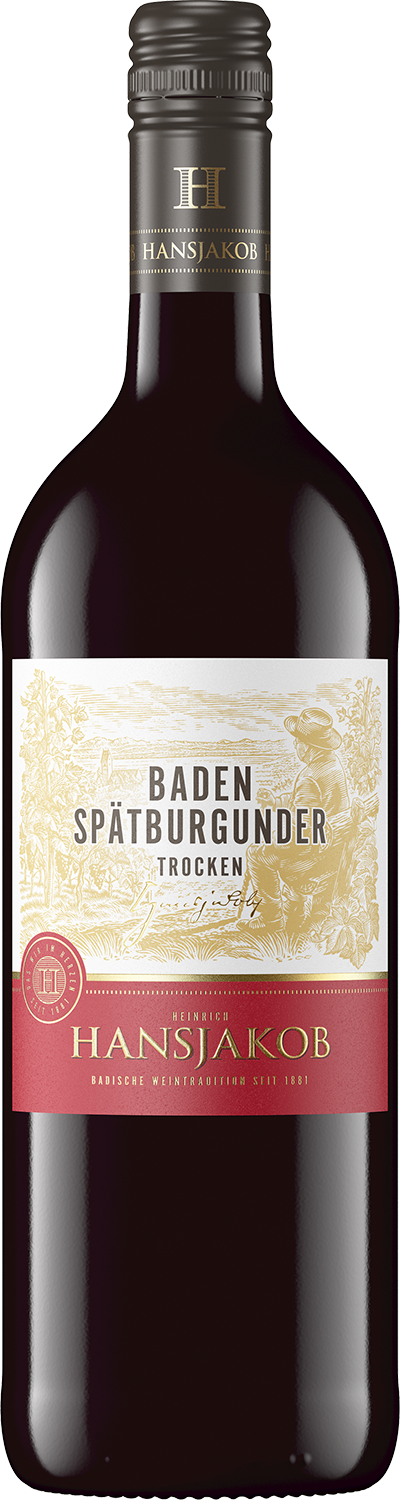 Heinrich Hansjakob Baden Spätburgunder Rotwein Qualitätswein trocken 1l