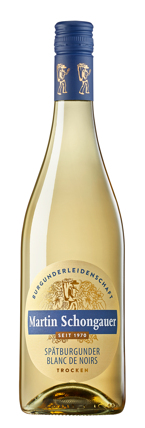 Martin Schongauer Burgunderleidenschaft Blanc de Noirs Qualitätswein trocken 0,75l