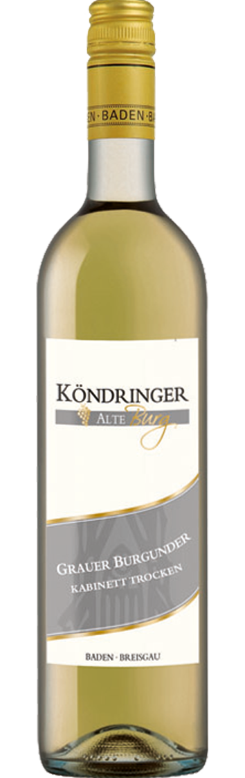 Breisgau Köndringer Alte Burg Grauer Burgunder Qualitätswein Trocken