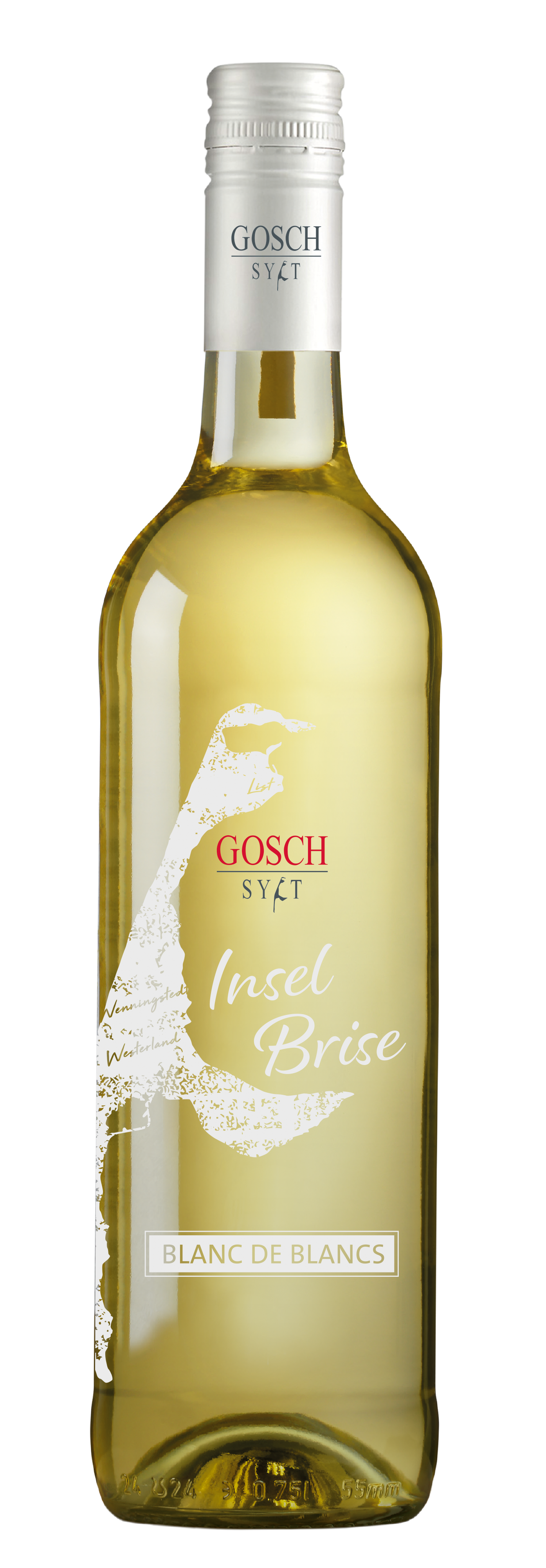 GOSCH Inselbrise Blanc de Blancs Qualitätswein trocken 0,75l