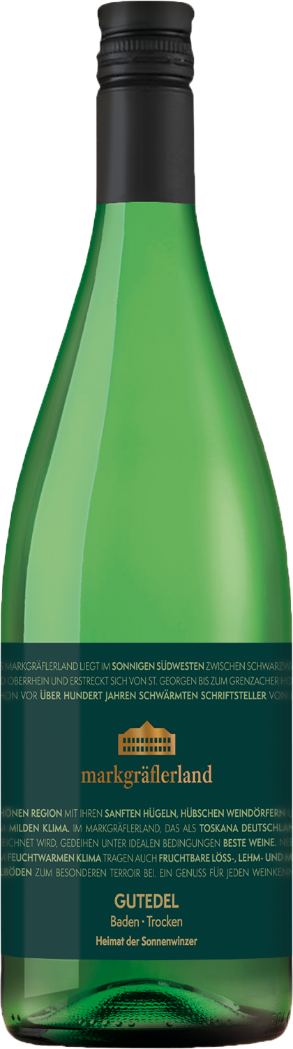 Markgräflerland Gutedel Qualitätswein trocken 1,0 Ortswein Sonnengewächs